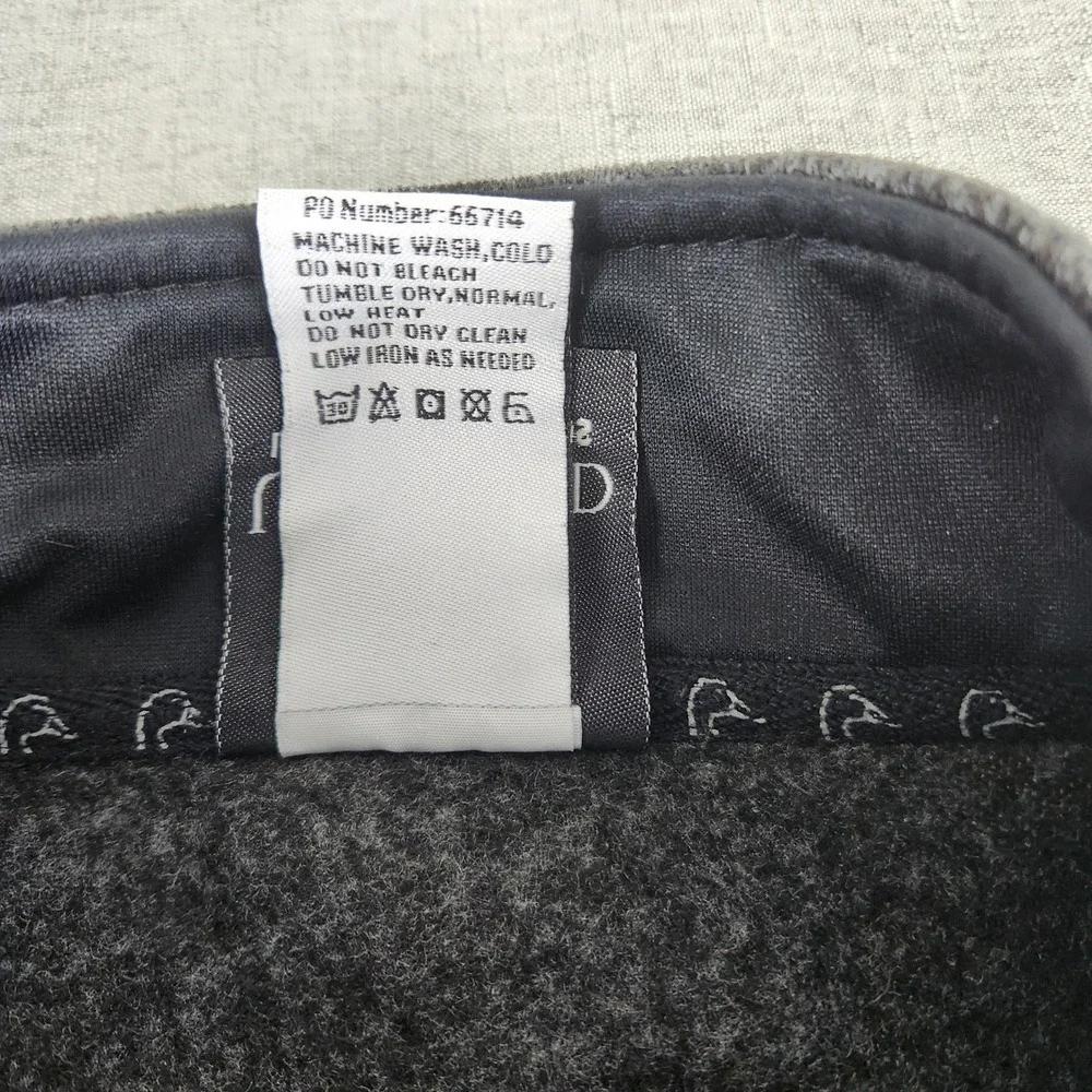 Ducks Unlimited Mens Full Zip Sweater Fleece Jacket Charcoal Gray Large Outdoor